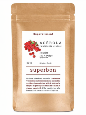 Acérola en Poudre, Vitamine C Naturelle