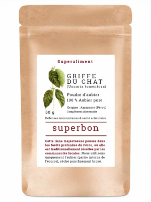 Griffe du Chat en Poudre, Aubier de Liane Amazonienne